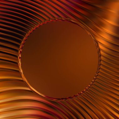 Soyut çerçeveli arkaplan. Renkli, canlı, dalgalı bir duvar kağıdı. Merkezi çerçeveli yaratıcı grafik 2d çizim. Dinamik şekilli modaya uygun sıvı örtüsü.