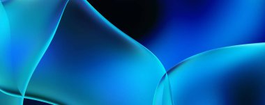 Soyut arkaplan. Değişken renk değişim dalgaları, dinamik hareketlerle. Işık dalgalarının neon renkli soyut tasarımı. Duvar kağıdı, afiş, arkaplan, kart, kitap illüstrasyonu, web sitesi.