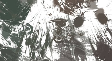 Renkli fırça darbelerinin soyut arkaplanı. fırçalanmış canlı duvar kağıdı. resmedilmiş sanat eseri. Eşsiz ve yaratıcı illüstrasyon.