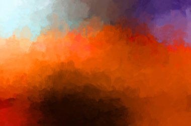 Taranmış Boyalı Soyut Arkaplan. Fırça darbesi ile boyanmış. Sanatsal canlılık ve renkli duvar kağıdı.