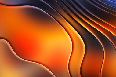 Soyut desen parlak renk arkaplanı. Canlı, dalgalı, dalgalı doku duvarı. Yaratıcı ve güzel duvar kâğıdı.