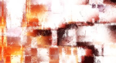 Modern sanat. Renkli çağdaş sanat eserleri. Renkli boya darbeleri. Soyut arkaplanda fırça darbeleri. Fırça boyası. Eşsiz duvar sanatı.