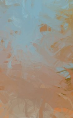 Renkli fırça darbelerinin 2D çizimi. Dekoratif desenli resim. canlı boya desenli arkaplan.