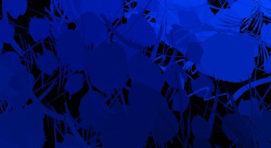 Canlı fırça darbeleriyle boyanmış. Renkli desenli resim. Fırçalanmış duvar kağıdını boya.