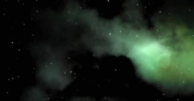 Galaksi uzayındaki yıldız alanı renkli nebula ile. Uzayın derinliklerinin bilim kurgu geçmişi. Ruhsal duvar kağıdı.