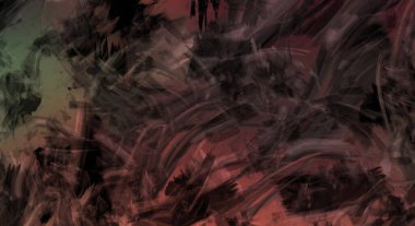 Modern sanat. Taranmış Boyalı Soyut Arkaplan. Fırça darbesi ile boyanmış. Boya darbeleri. 2B Görüntü