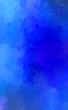 Renkli fırça darbelerinin 2D çizimi. Dekoratif desenli resim. canlı boya desenli arkaplan.