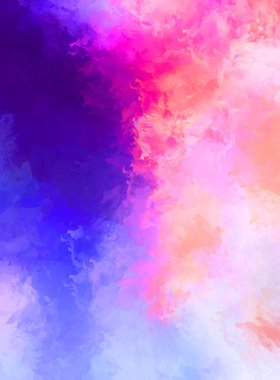 Sanatsal canlılık ve renkli duvar kağıdı. Taranmış Soyut Arkaplan. Fırça darbeli resim. 