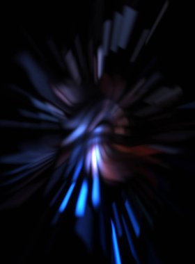 Işık parçacık izleri. Parlayan parçacıkları ve çizgileri olan ışık patlaması yıldızı. Güzel hareketli soyut ışın arkaplanı.