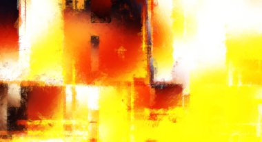 Modern sanat. Renkli çağdaş sanat eserleri. Renkli boya darbeleri. Soyut arkaplanda fırça darbeleri. Fırça boyası. Eşsiz duvar sanatı.