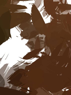 Renkli fırça darbelerinin 2B çizimi. Dekoratif doku resmi. Canlı boya desenli arka plan. Kaotik fırça darbeleri resim.