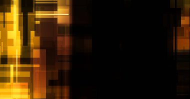 Fütürist soyut geometrik duvar kağıdı. Geometrik renkli şekiller. Dikdörtgen şekilli arka plan. Bir teknolojinin dijital illüstrasyonuName.