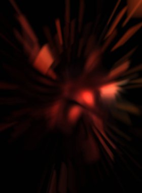 Işık parçacık izleri. Parlayan parçacıkları ve çizgileri olan ışık patlaması yıldızı. Güzel hareketli soyut ışın arkaplanı.