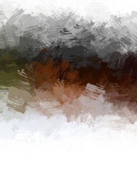 Modern sanat. Taranmış Boyalı Soyut Arkaplan. Fırça darbesi ile boyanmış. Boya darbeleri. 2B Görüntü.