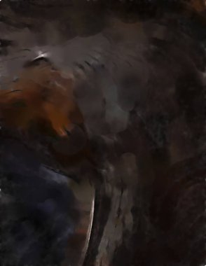 Modern sanat. Renkli çağdaş sanat eserleri. Renkli boya darbeleri. Soyut arkaplanda fırça darbeleri. fırça boyası.