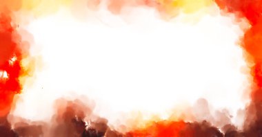 Yüzeyde suluboya vuruşlar. Sanatsal arkaplan resmi. Tablo üzerinde soyut resim. Fırça darbeleri. Çağdaş sanat. El işçiliğinin renkli dokusu. Modern resim.