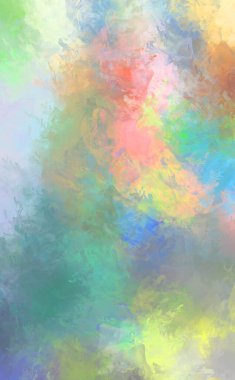 Sanatsal soyut arkaplan. Doku boyalı duvar kağıdı. Boya darbeleriyle yaratıcı bir illüstrasyon. Fırça desenli resim.