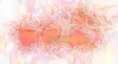 Taranmış Boyalı Soyut Arkaplan. Fırça darbesi ile boyanmış. Boya darbeleri. 2B Görüntü.