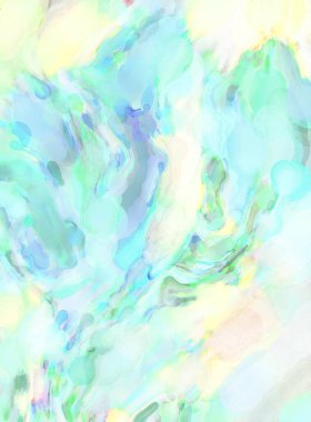 Modern sanat eserleri. Artistik suluboya fon malzemesi. Eşsiz suluboya rastgele desen. Yaratıcı soyutlama. Dijital doku duvar kağıdı. 2d illüstrasyon. 