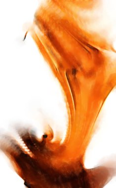 Modern sanat. Renkli çağdaş sanat eserleri. Renkli boya darbeleri. Soyut arkaplanda fırça darbeleri. fırça boyası.