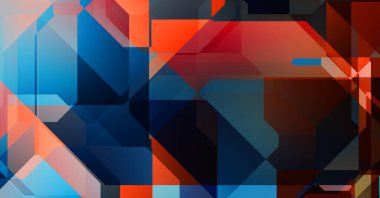 Dinamik bileşime sahip minimalist düz stil içinde modayı takip eden geometrik soyut arkaplan. 