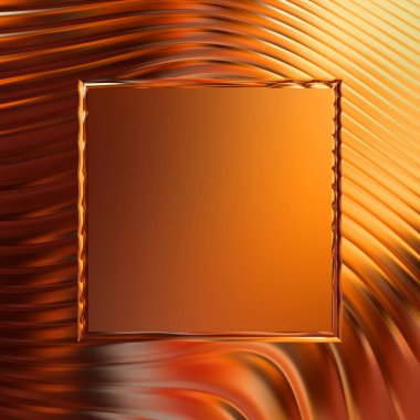 Soyut çerçeveli arkaplan. Renkli, canlı, dalgalı bir duvar kağıdı. Merkezi çerçeveli yaratıcı grafik 2d çizim. Dinamik şekilli modaya uygun sıvı örtüsü.