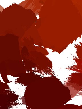 Renkli fırça darbelerinin 2B çizimi. Dekoratif doku resmi. Canlı boya desenli arka plan. Kaotik fırça darbeleri resim.