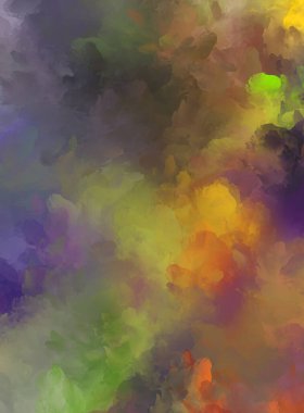 Renkli fırça darbelerinin soyut arkaplanı. fırçalanmış canlı duvar kağıdı. resmedilmiş sanat eseri. Eşsiz ve yaratıcı illüstrasyon.