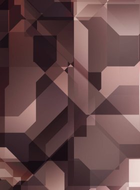 Renkli ve canlı geometrik şekiller katmanları var. Bir teknoloji planının dijital illüstrasyonu. Gelecekçi tasarım şablonu.