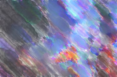 Çağdaş sanat. El yapımı resim. Modern sanat eserleri. Yüzeyde suluboya fırça darbeleriyle resim yapmak. 2D çizim. Sanatsal arkaplan resmi. Tablo üzerinde soyut resim. Renkli doku.