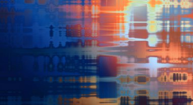 Soyut arkaplan. Yaşlanmış grunge dokusunda geometrik elementler. Farklı renk desenli grafiksel illüstrasyon.