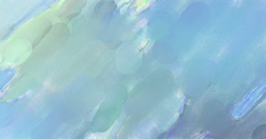 Poster, duvar sanatı, afiş, kart, kitap kapağı veya ambalaj için pastel renkli suluboya resim. Alkol mürekkebini andıran rahatlatıcı fırça darbelerinin modern resmi.