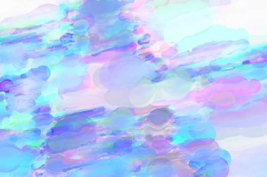 Çağdaş sanat. El yapımı resim. Modern sanat eserleri. Yüzeyde suluboya fırça darbeleriyle resim yapmak. 2D çizim. Sanatsal arkaplan resmi. Tablo üzerinde soyut resim. Renkli doku.