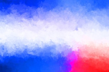 Yaratıcı soyut resim. Artistik fırça darbeleriyle donatılmış. Renkli ve canlı bir illüstrasyon. boyalı sanat.