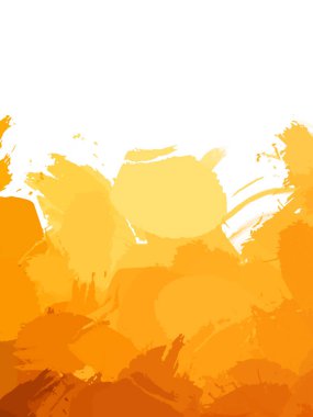 Taranmış Boyalı Soyut Arkaplan. Vahşi kaotik fırça darbeleri. Boya darbeleri. 2D İllüstrasyon. Fırça darbeli resim. 