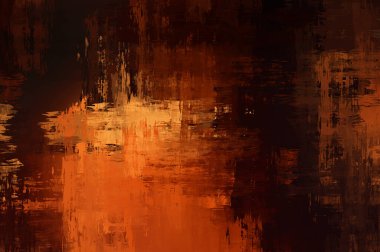 Çapraz vahşi fırça darbeleriyle arka plan. Renkli ve canlı bir tasvir. Boyalı sanat. Yaratıcı soyut resim.