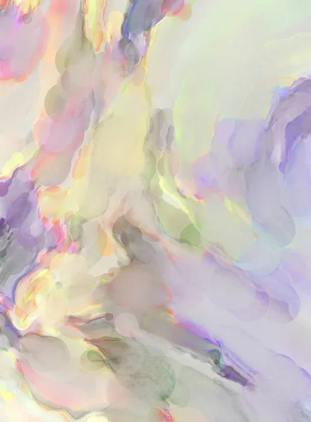 Pictura Modernă Pensulei Acuarelă Pictură Abstractă Culori Pastelate Culoare Moale — Fotografie, imagine de stoc