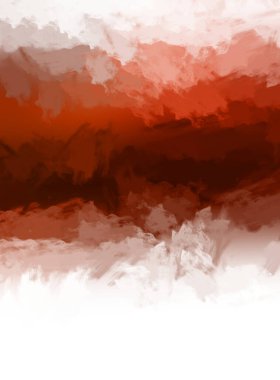 Renkli fırça darbelerinin 2D çizimi. Dekoratif desenli resim. canlı boya desenli arkaplan.