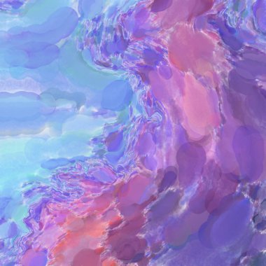 Soyut doku. Yüzeyde etkileyici el yapımı suluboya. Suluboya fırça darbeleri. Modern sanat. Çok renkli arkaplan. Çağdaş duvar sanatı. Renkli bir fon. 2d illüstrasyon.