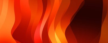 Soyut arkaplan. Renkli dalgalı tasarım duvar kağıdı. yaratıcı grafik 2D çizim. Dinamik şekilli modaya uygun sıvı örtüsü.