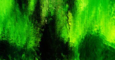 Modern sanat. Renkli çağdaş sanat eserleri. Renkli boya darbeleri. Soyut arkaplanda fırça darbeleri. Fırça boyası. Eşsiz duvar sanatı.