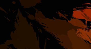 Sanatsal soyut arkaplan. Doku boyalı duvar kağıdı. Boya darbeleriyle yaratıcı bir illüstrasyon. Fırça desenli resim.