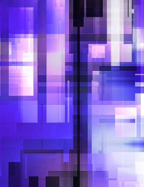 Fütürist soyut geometrik duvar kağıdı. Geometrik renkli şekiller. Dikdörtgen şekilli arka plan. Bir teknolojinin dijital illüstrasyonuName.