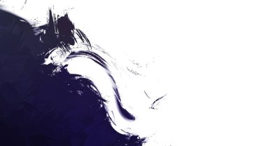 Taranmış Boyalı Soyut Arkaplan. Vahşi kaotik fırça darbeleri. Boya darbeleri. 2D İllüstrasyon. Fırça darbeli resim. 