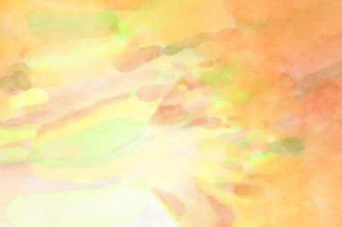 Yumuşak suluboya duvar kağıdı. Hafifçe fırçalanmış renkleri olan sanatsal bir resim. Pastel renkler arkaplana dokunmuş. Soyut duvar sanatı..