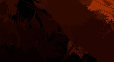 Sanatsal soyut arkaplan. Doku boyalı duvar kağıdı. Boya darbeleriyle yaratıcı bir illüstrasyon. Fırça desenli resim.