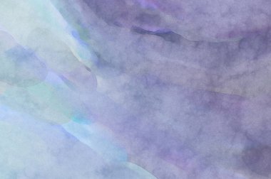 Pastel renklerde suluboya resim. Poster, duvar sanatı, afiş, kart, kitap kapağı ya da ambalaj için rahatlatıcı kompozisyonun yumuşak renkli çizimi. Modern fırça darbeleri resim.