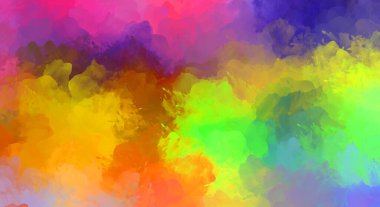 Sanatsal soyut arkaplan. Doku boyalı duvar kağıdı. Boya darbeleriyle yaratıcı bir illüstrasyon. Fırça desenli resim.