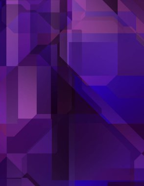 Renkli ve canlı geometrik şekiller katmanları var. Bir teknoloji planının dijital illüstrasyonu. Gelecekçi tasarım şablonu.