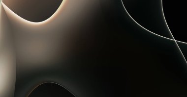 Soyut arkaplan. Değişken renk değişim dalgaları, dinamik hareketlerle. Işık dalgalarının neon renkli soyut tasarımı. Duvar kağıdı, afiş, arkaplan, kart, kitap illüstrasyonu, web sitesi.